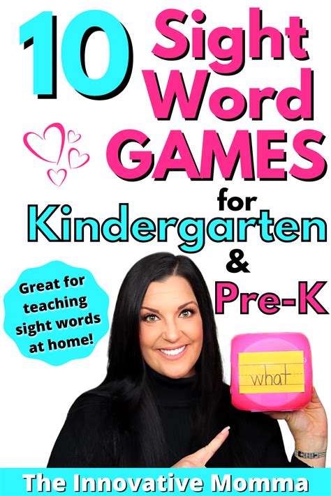 10 Sight Word Activities For Kindergarten And Preschool Teach Sight