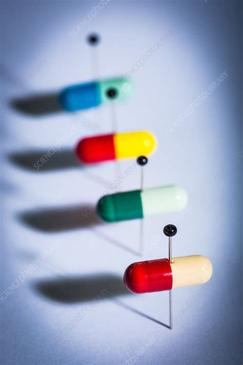 Medicine And Pins Stock Image C0353067 Science Photo Library