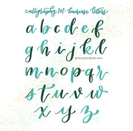 Check spelling or type a new query. Calligraphy 101: Lowercase Letters | Lettering, Lowercase ...