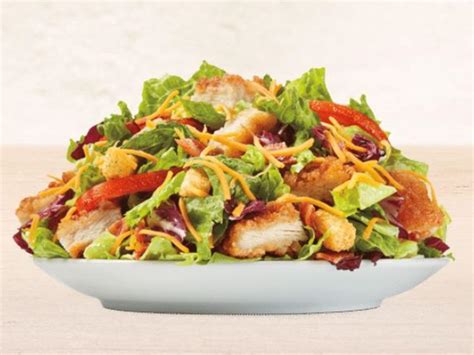Are there carbs in chicken? Crispy Chicken Club Salad Nutrition Facts - Eat This Much