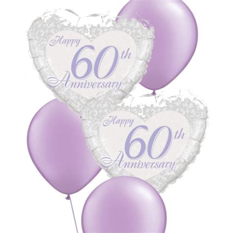 60th Anniversary Balloon Bouquet Party Fever 60 Wedding Anniversary