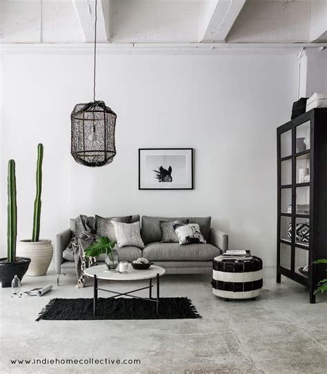 Monochrome Lounge Stylingphotography Indie Home Collective