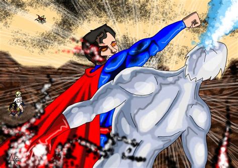 Dc Civil Warcaptain Atom Vs Superman By Adamantis On Deviantart