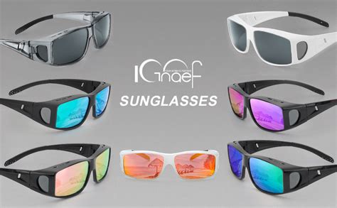 Ignaef Mirrored Fit Over Glasses Sunglasses Hd Polarized