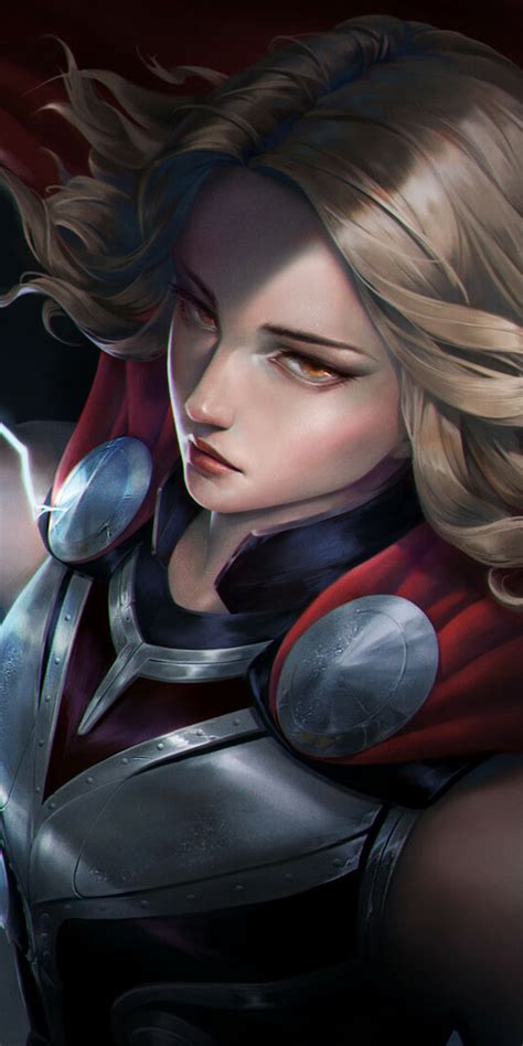 1080x2160 Thor Love And Thunder Hd Mighty Thor Fan Art One Plus 5t