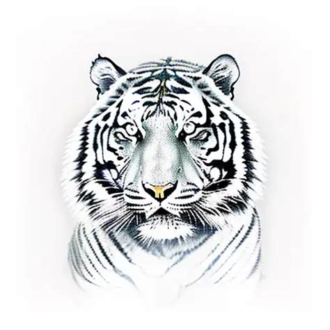 New School Tiger Tattoo Idea Blackink Ai