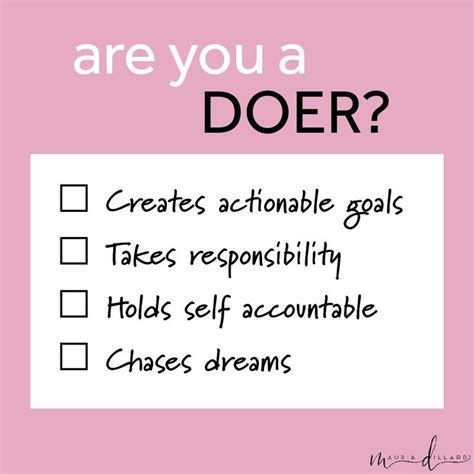 Are You A Doer How To Stay Motivated Empowering Quotes Empowerment