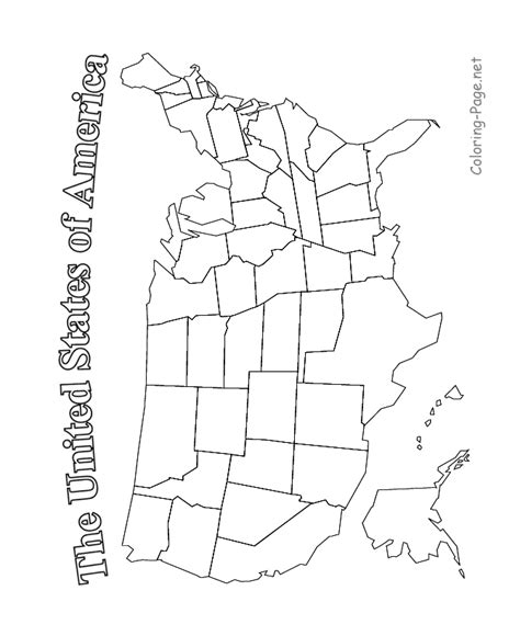 Print blank maps with names and stars for state capitols, and tropical islands of the best maps of your 50 states and six territories including washington dc. United States Map - Printable | School stuff for the kids ...