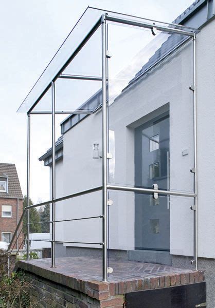 Es metallbau degernpoint h2 85368 moosburg deutschland. Ein selbst gebautes Vordach mit dem praktischen ...
