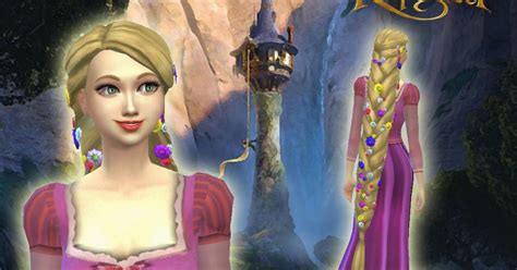 She often wears it loose, but sometimes, she puts it up into a gorgeous braid, studded with flowers. My Stuff: Rapunzel Braid