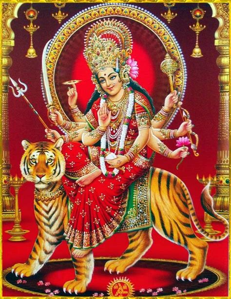 Finished Durga Hindu Goddess — Polycount