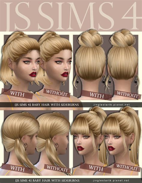 Best Sims 4 Edges Cc For Perfect Baby Hairs Bloggame247