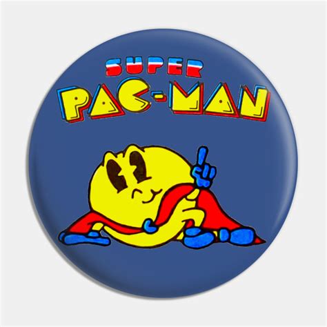 Sexy Super Pac Man 1982 Pacman Pin Teepublic