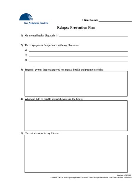 Safety plan template fillable