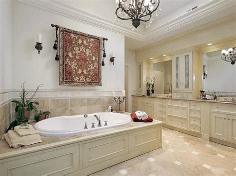 Classic tones work well with any bathroom space. Traditional Master Bathroom With Soaking Tub | HGTV