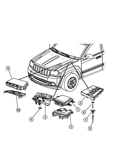 2010 Jeep Commander Module. Powertrain control. Generic ...