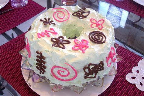 This is a must if you have never tried a homemade angel food cake. My DIY chocolate accents on Pistachio Angel Food Cake | Sweet treats, Cake recipes, Cake