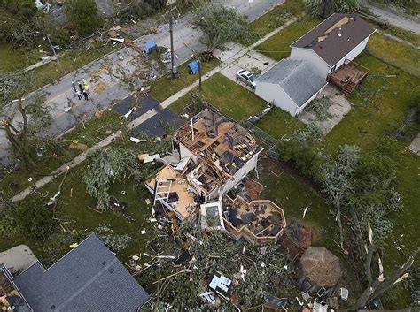 Large And Extremely Dangerous Tornado Rips Through Chicago Suburbs