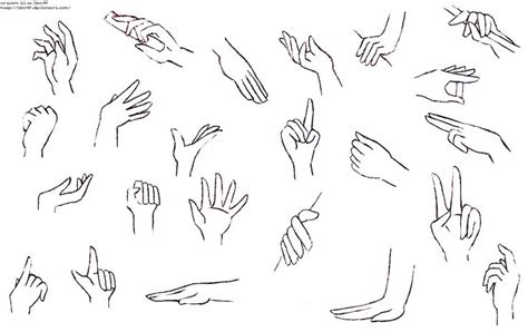 Anime Hands Hands Practice Ii By Izka197 References