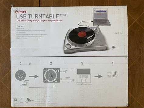 Ion Audio Ttusb Digital Conversion Usb Turntable Brand New Sealed Box