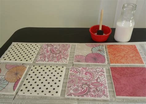 Diy Tile Coasters A Great Way To Use Homemade Mod Podge The Make
