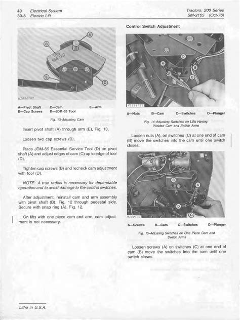 John Deere 200 210 212 And 214 Lawn And Garden Tractors Service