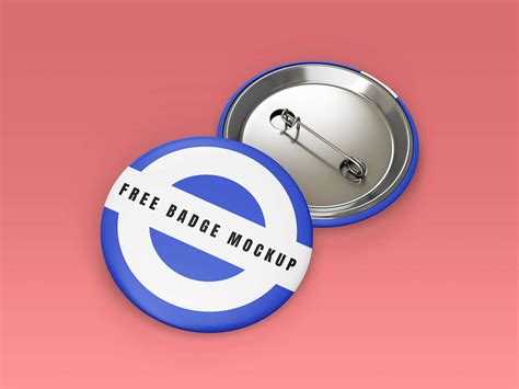 Free Round Pin Button Badge Mockup PSD Set - Good Mockups