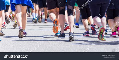 Runners Feet Foot Competion Back Side Stock Photo 1447405166 Shutterstock