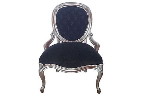 Shop our black accent chair selection from the world's finest dealers on 1stdibs. Black Silver Antique Victorian Rococo Accent Chair Tuft by ...