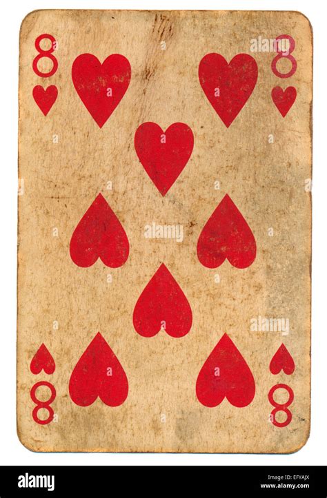 Ancient Used Grunge Playing Card Hi Res Stock Photography And Images