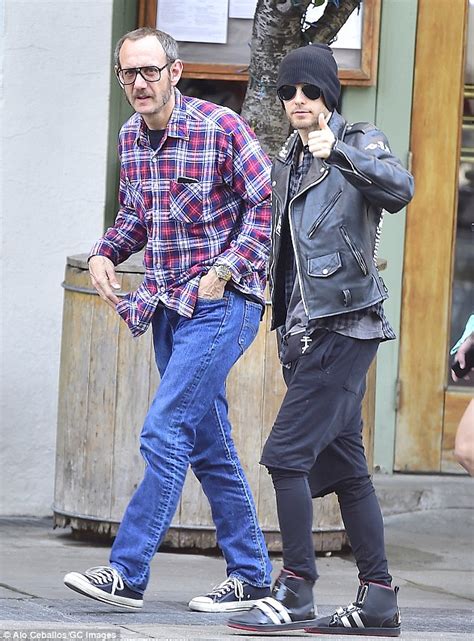 Jared Leto Hangs Out With His Pal Terry Richardson In Nyc Daily Mail Online