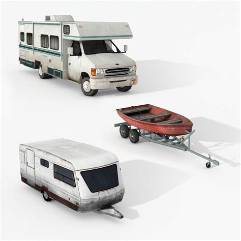 3d Model Campers Collection Cgtrader