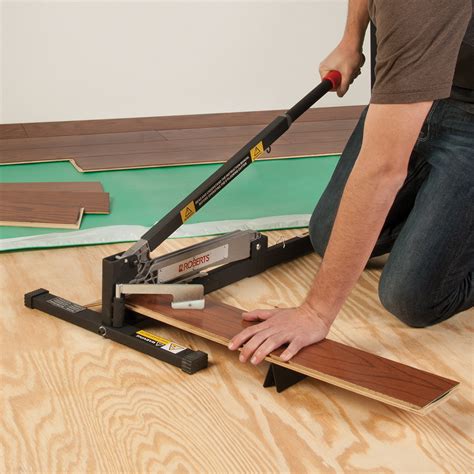 A pencil or a permanent marker can also be used if a level is employed as a straight edge. Wood & Laminate Flooring Cutters - Roberts Consolidated