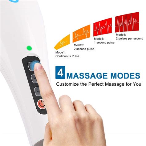 Renpho Rechargeable Hand Held Deep Tissue Massager For Muscles Back Foot Neck Massagers