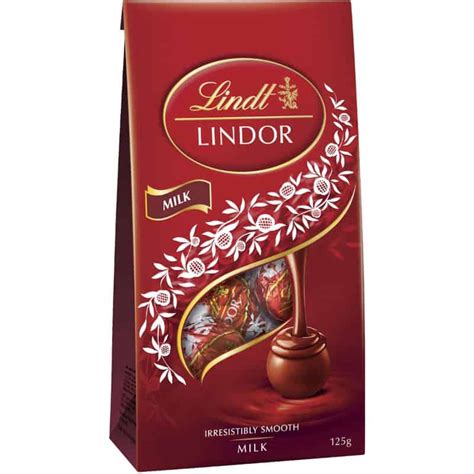 Buy Lindt Lindor Chocolate Balls Milk 125g Bag Online Worldwide