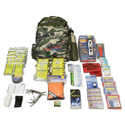 Ready America Outdoor Survival Kit 4 Person Survival Supplies Survival
