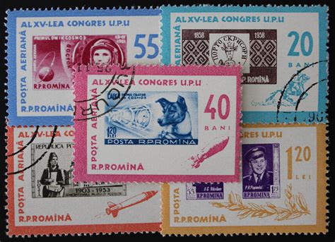 Romania Stamp Day Postage Stamp Series Romanian Etsy