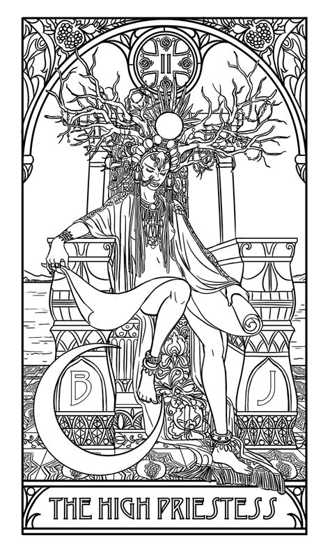 Free Printable Tarot Cards To Color
