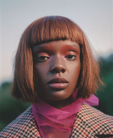 Duckie Thot Editorial Autumn 2018 Issue Wonderland Magazine Black Female Model Black Girl