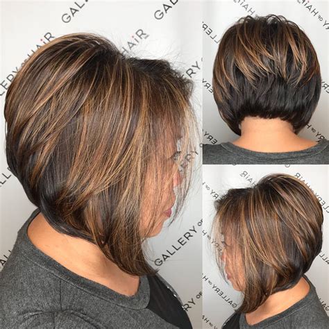 Https://tommynaija.com/hairstyle/bob Hairstyle With Caramel Highlights