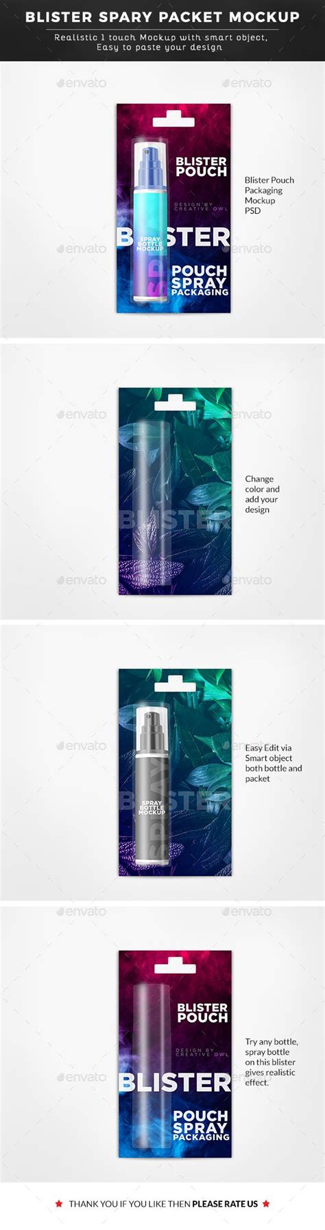 Download Blister Spray Packet Packaging Mockup (With images) | Packaging mockup, Web design, Graphic ...