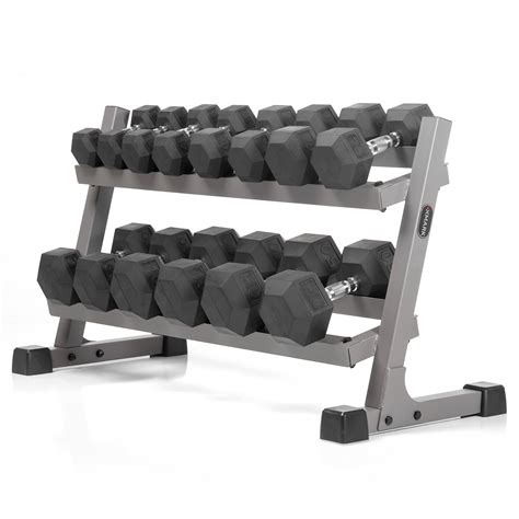 Buy Xmark Rubber Hex Dumbbell Weight Sets 380 Lb To 550 Lb Dumbbell