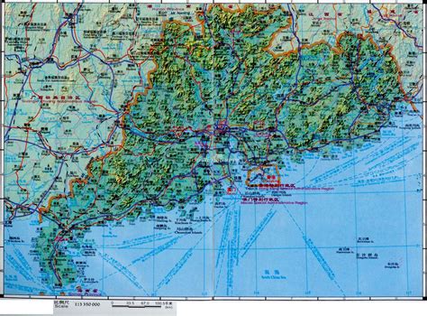 Map Of Guangdong Province Maps Of Guangdong