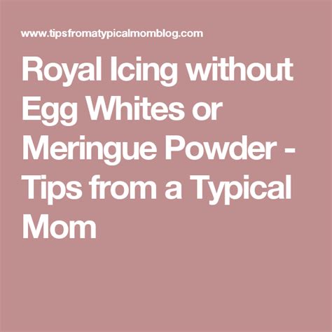 However, it isn't always the most readily available or you might this easy royal icing recipe is fast to make without a stand or hand mixer. Royal Icing without Egg Whites or Meringue Powder | Recipe | Royal icing, Royal icing recipe ...
