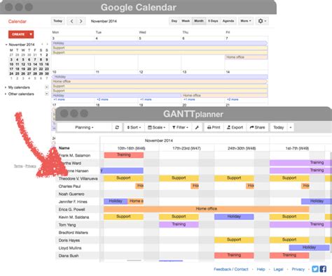 Turn your Google Calendar into a Gantt chart | Google calendar, Gantt chart, Project management ...