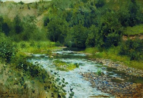 A River 1888 Levitan Oil Painting Reproduction China Oil Painting