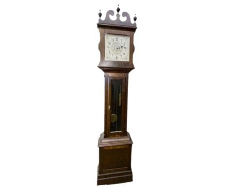Quarter Sawn Oak Ithaca Weight Driven Grandfather Tall Case Clock