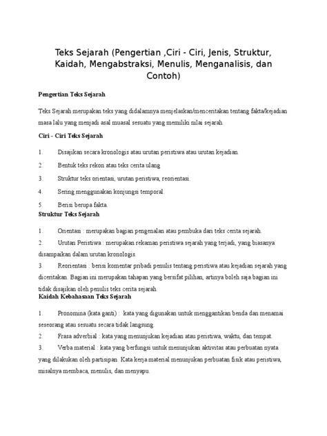 Dalam contoh teks negosiasi beserta strukturnya, kalimat persuasif dilakukan oleh satu pihak untuk mengajak pihak lainnya menyepakati pahamifren, itulah ulasan materi bahasa indonesia kelas 10 tentang teks negosiasi beserta strukturnya. Contoh Teks Sejarah Pribadi Beserta Strukturnya - retorika