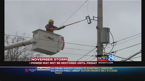 Storm Winds Cause Damage Power Outages Youtube