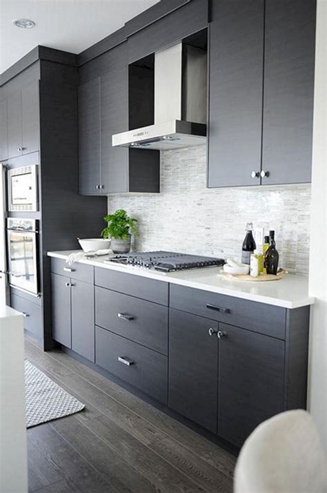 Kitchen Cabinets Modern Gray Modern Grey Kitchen Trendy Kitchen